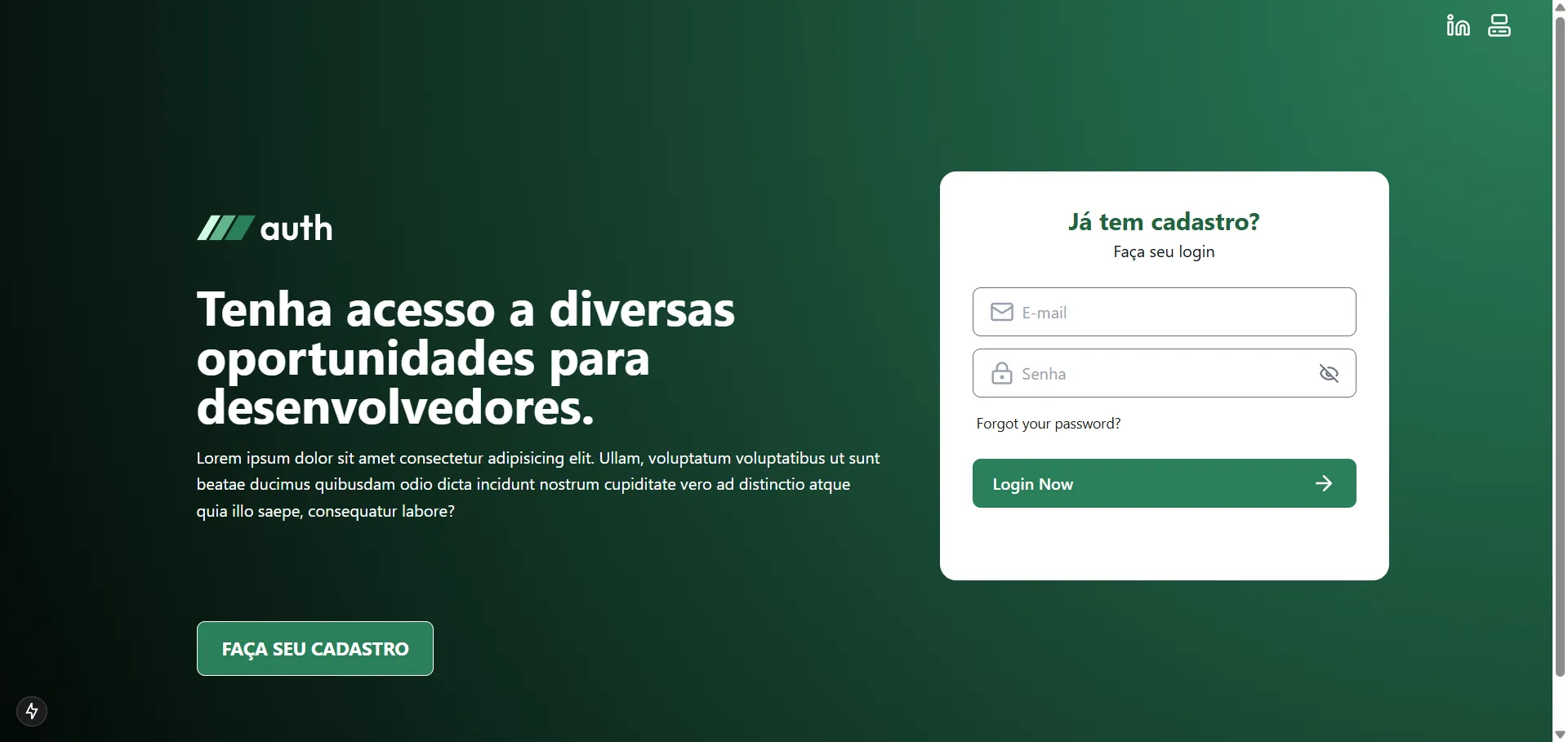App Auth Web project